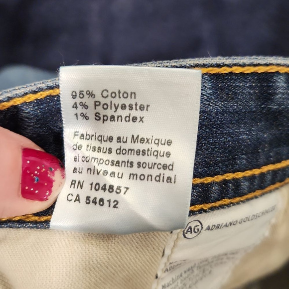 Dark wash "the nomad" modern straight AG jeans size 31R! - Picture 4 of 11